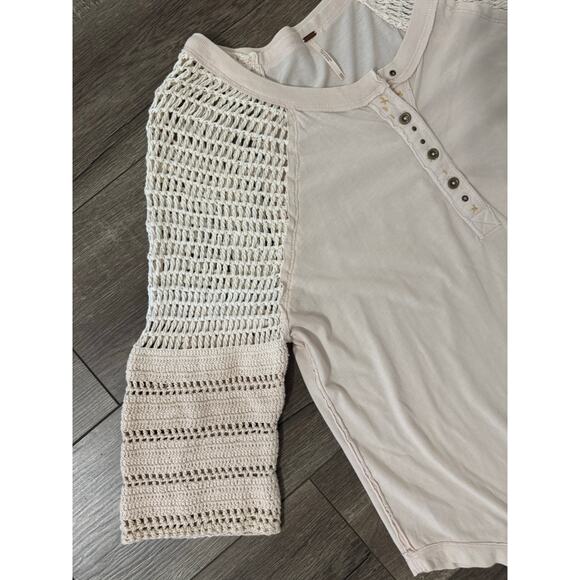 Free People‎ Tranquility Tee Light Pink Size XS - Picture 2 of 6